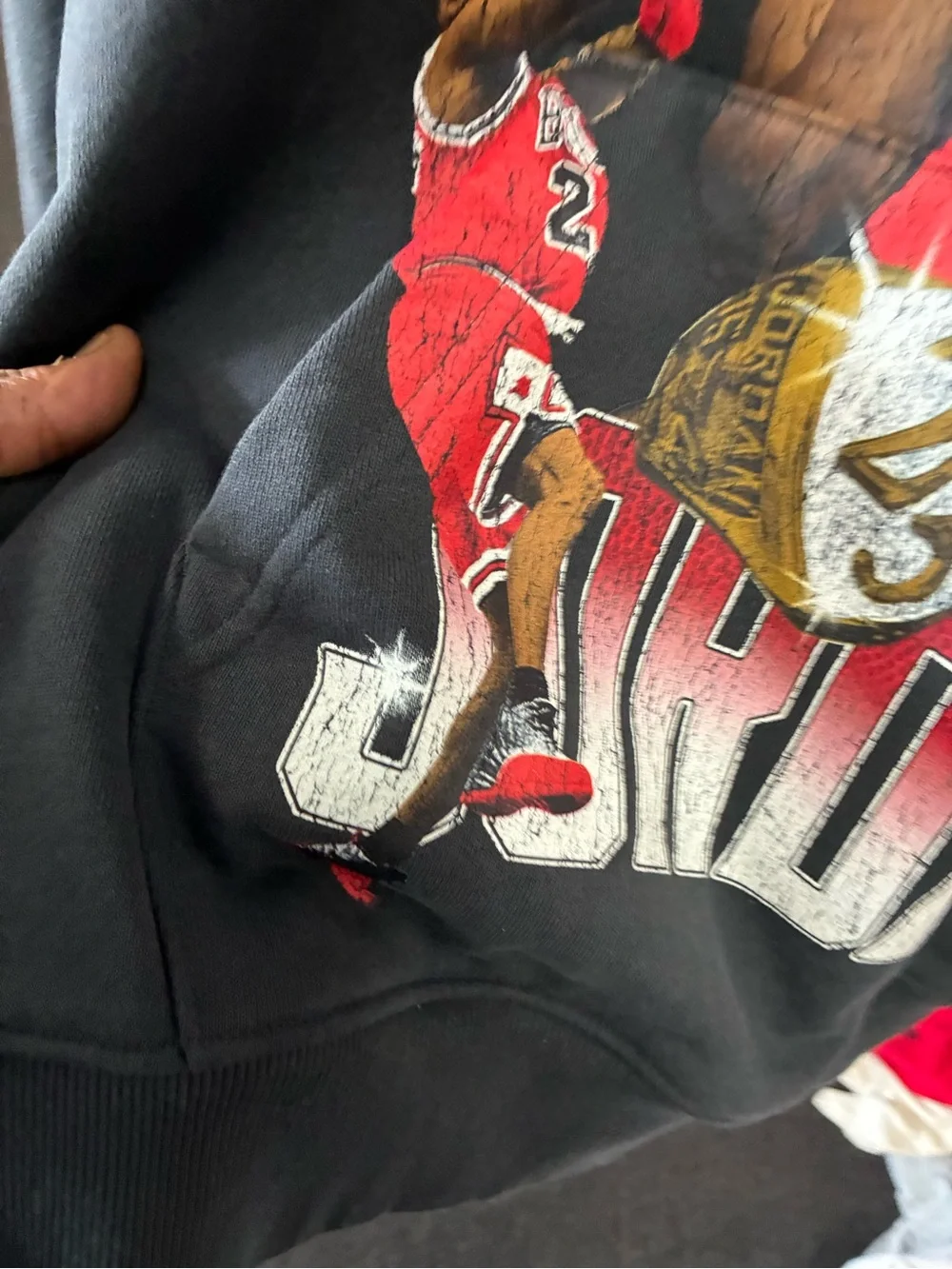 NWT Nike Air Jordan Championship Flight Black Fleece Hoodie Men’s SZ Med Sample